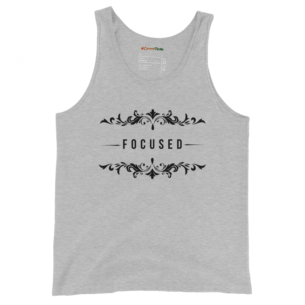 #CotitoTribe Collection Focused Men&#39;s Organic Cotton Tank Top