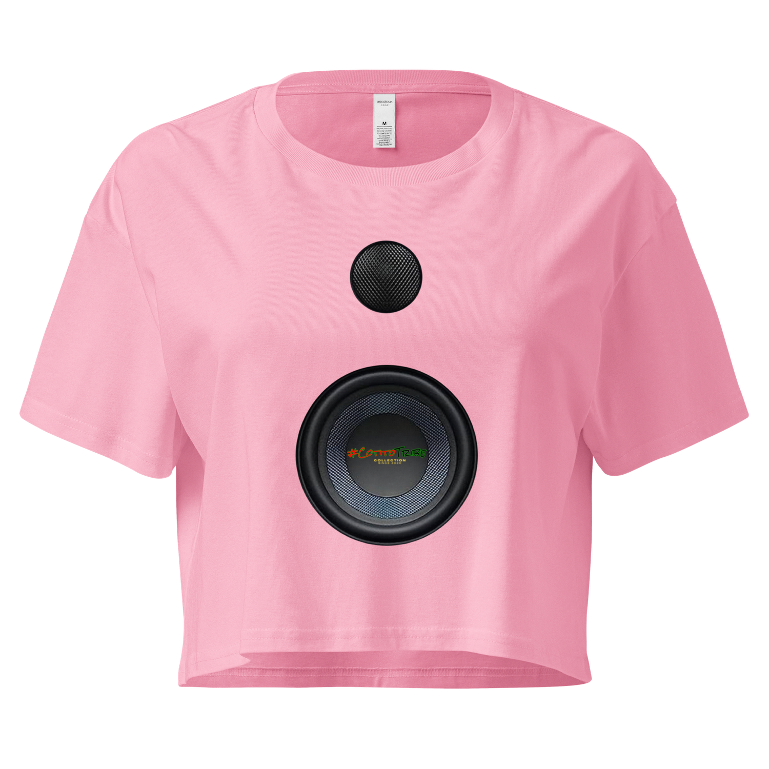#CotitoTribe Collection Speaker-Woman Women’s Crop Top