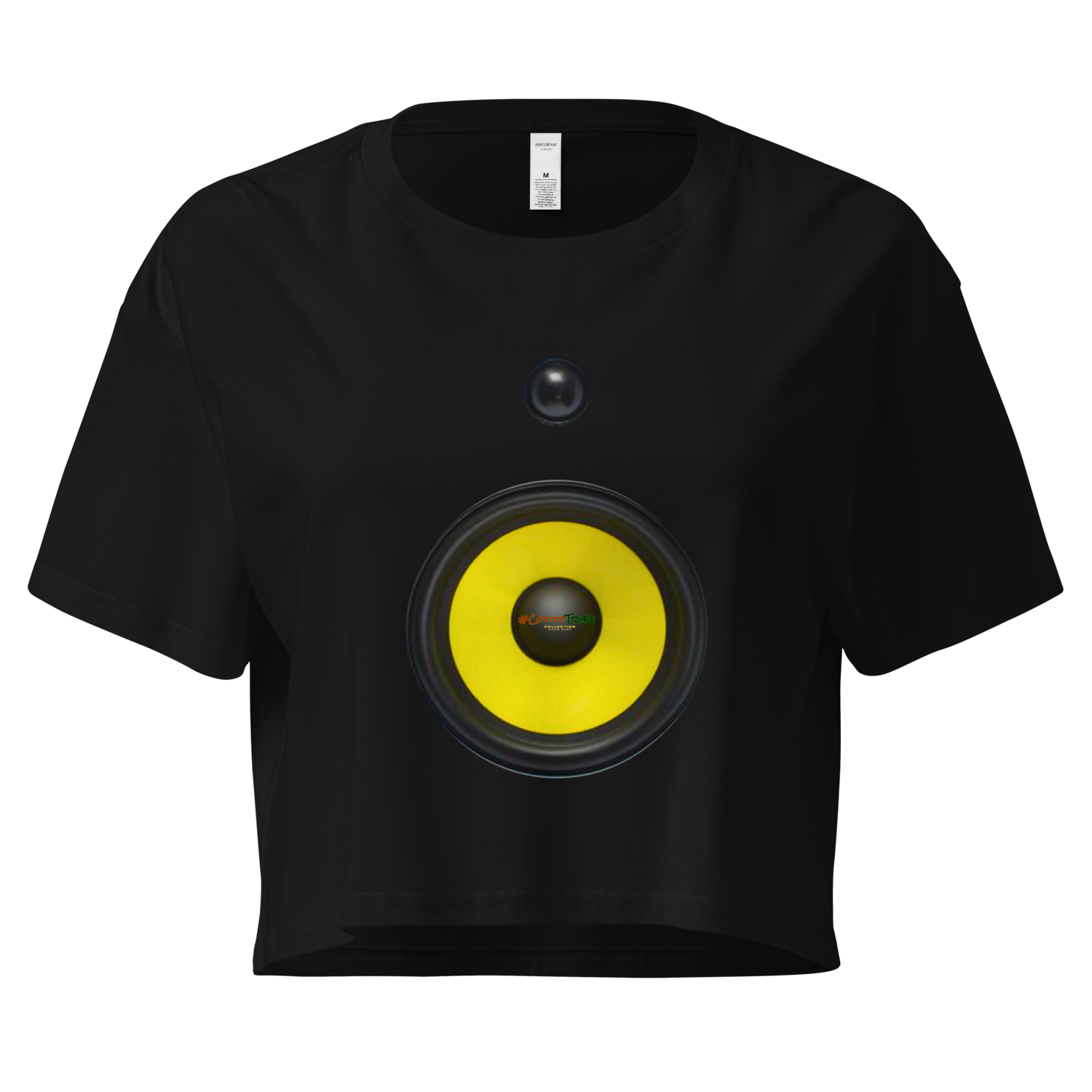 #CotitoTribe Collection Speaker-Woman II Women’s Crop Top