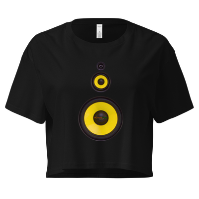 #CotitoTribe Collection Speaker-Woman III Women’s Crop Top