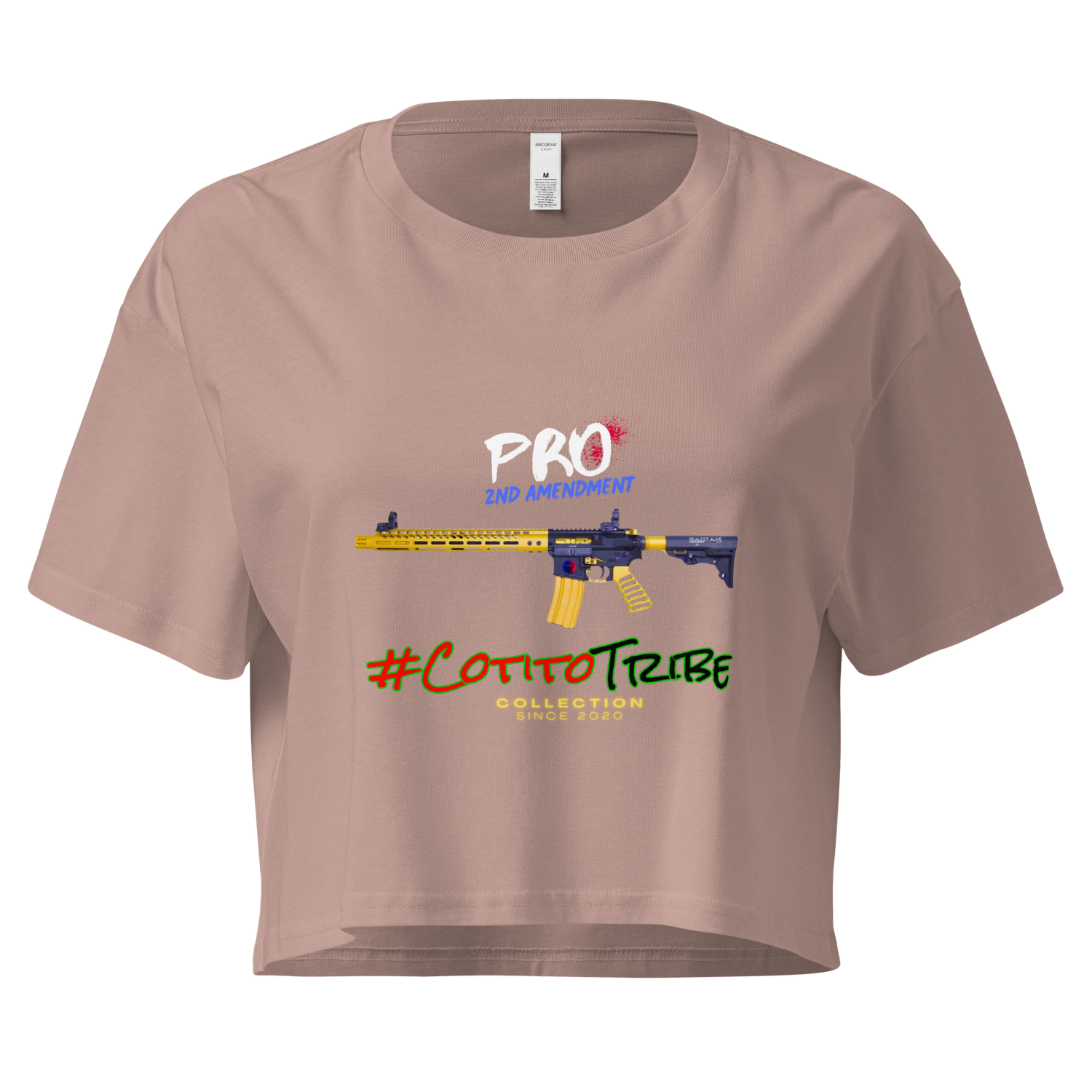 #CotitoTribe Collection 2nd Amendment Women’s Crop Top