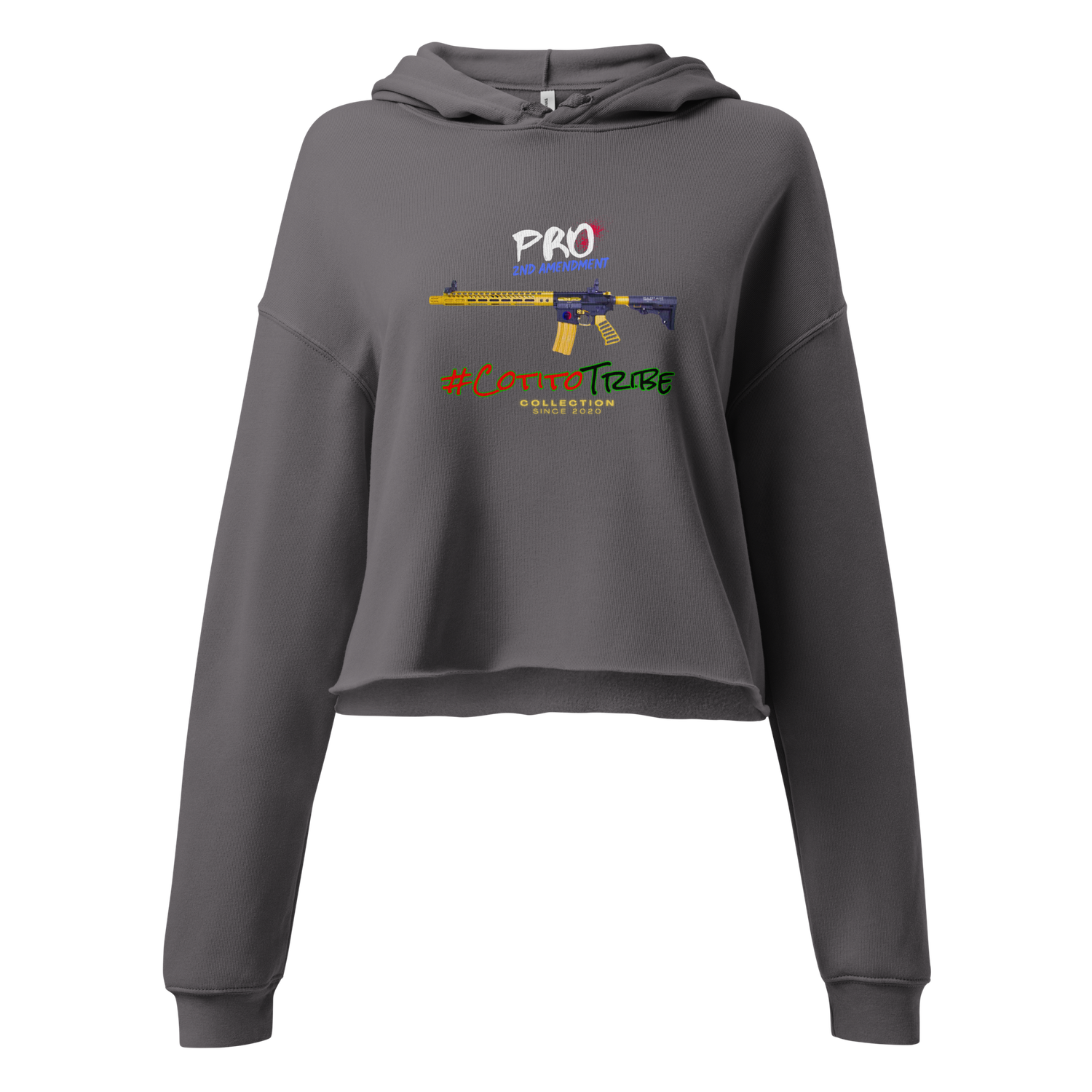 #CotitoTribe Collection 2nd Amendment Cropped Hoodie