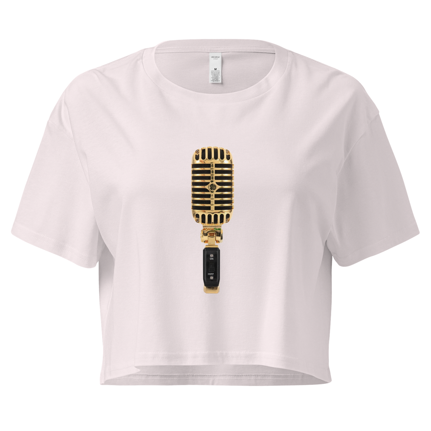 #Cotitotribe Collection Golden Era Mic Women’s Crop Top