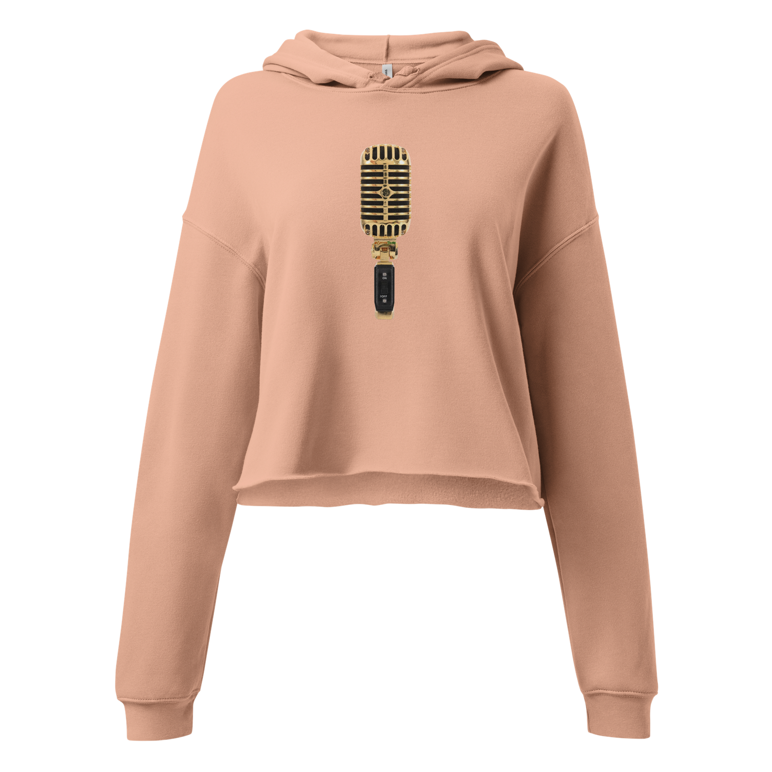 #Cotitotribe Collection Golden Era Mic Cropped Hoodie