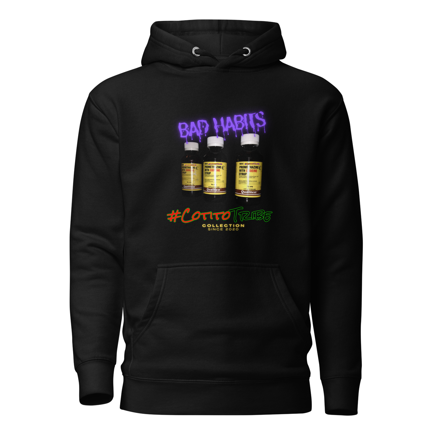 #CotitoTribe Collection Bad Habits Unisex Hoodie