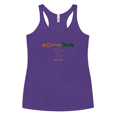 #CotitoTribe Collection Melanin Drip Signature Women&#39;s Racerback Tank