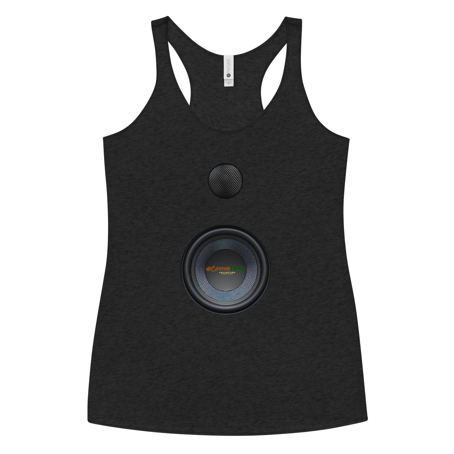 #CotitoTribe Collection Speaker-Woman Women&#39;s Racerback Tank