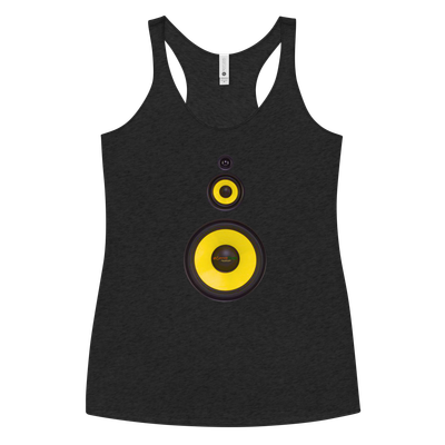 #CotitoTribe Collection Speaker-Woman III Women&#39;s Racerback Tank