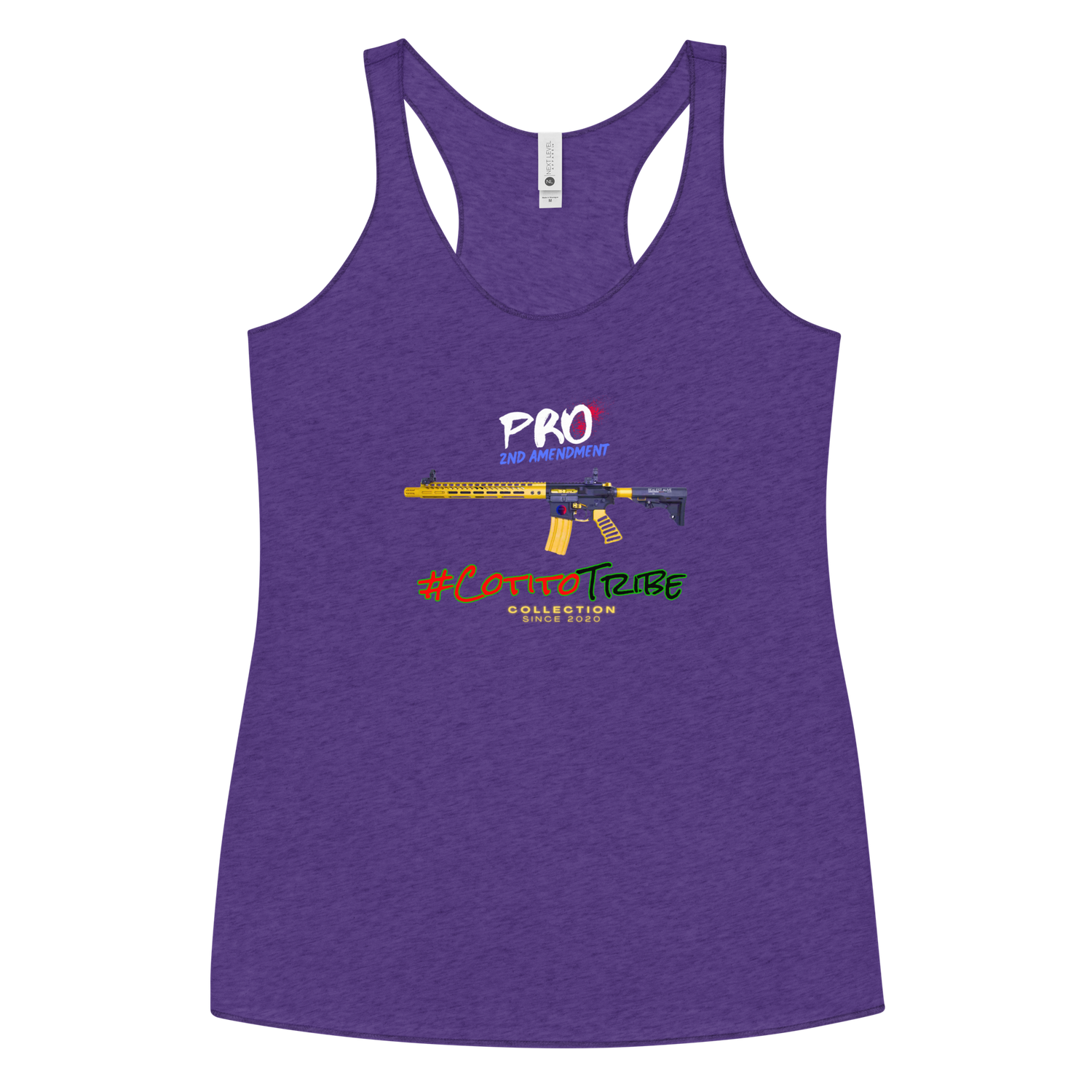 #CotitoTribe Collection 2nd Amendment Women&#39;s Racerback Tank