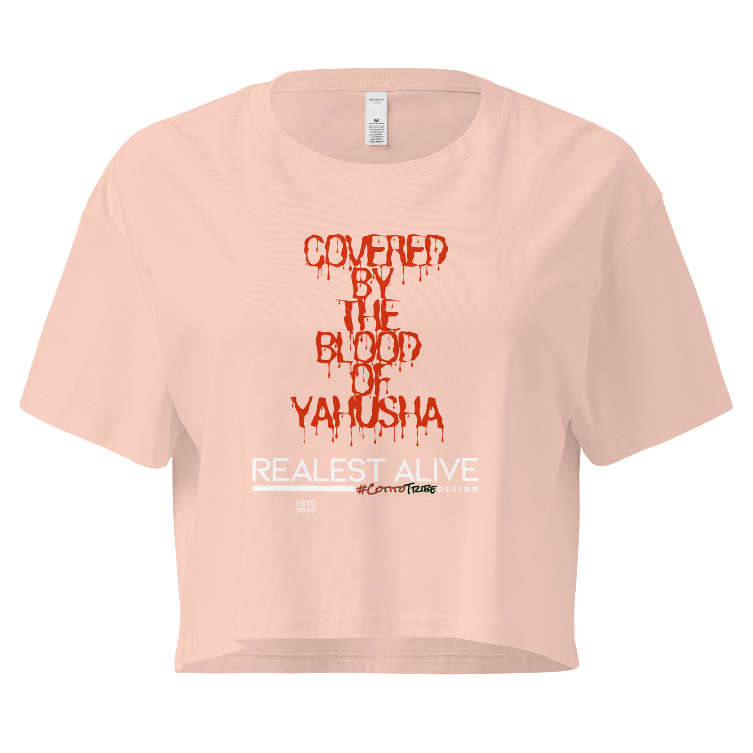 #CotitoTribe Collection Covered by the Blood Women’s Crop Top