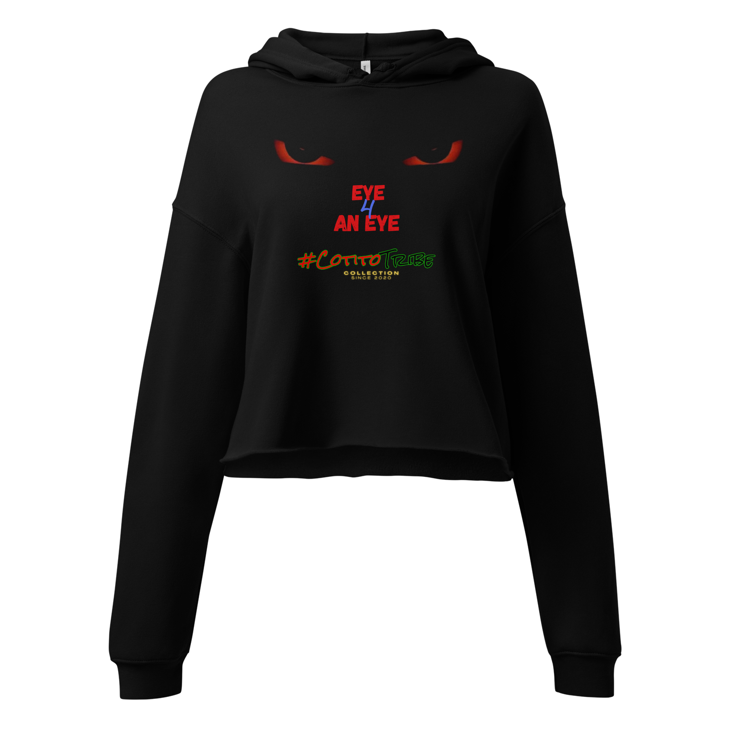 #CotitoTribe Collection Eye 4 An Eye Cropped Hoodie
