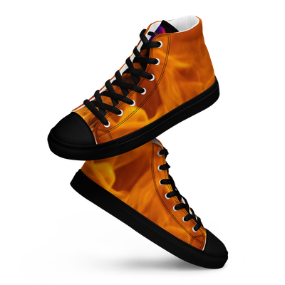#CotitoTribe Collection On Fire Men’s High Top Sneakers