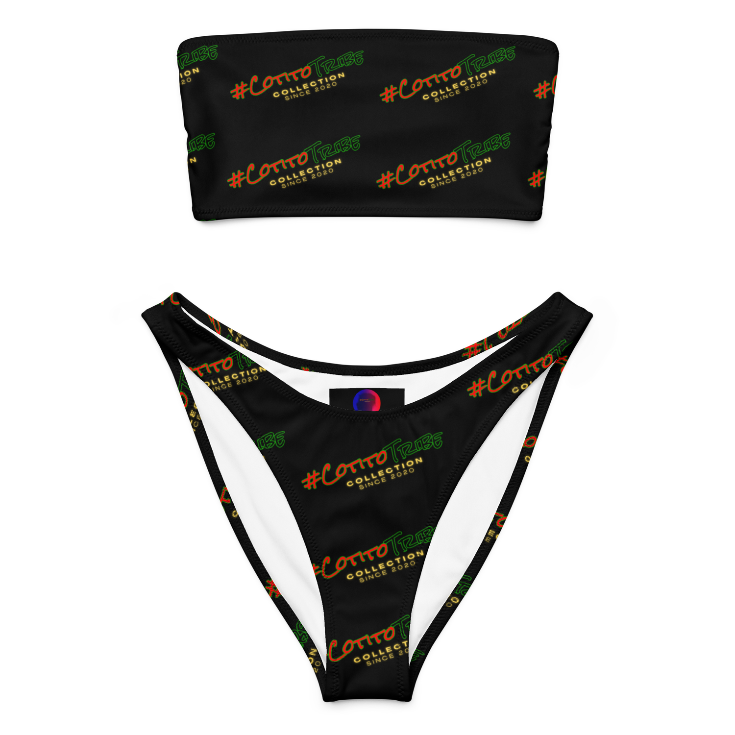 #CotitoTribe Collection Unlimited Edition Recycled bandeau bikini