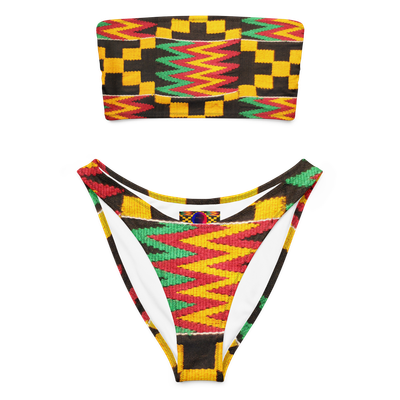 #CotitoTribe Collection Motherland Recycled Bandeau Bikini