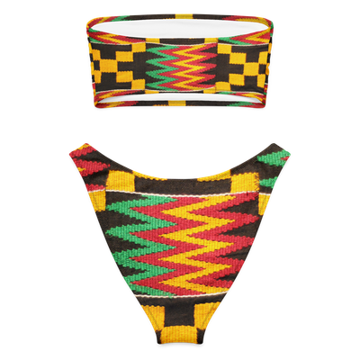 #CotitoTribe Collection Motherland Recycled Bandeau Bikini