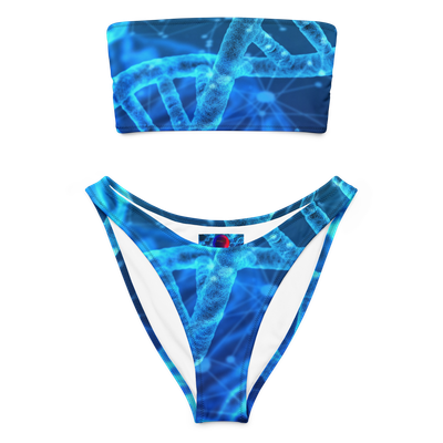#CotitoTribe Collection DNA Recycled Bandeau Bikini