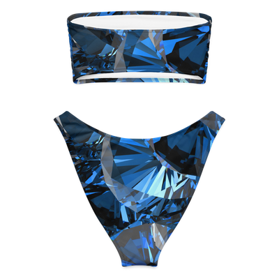 #CotitoTribe Collection On Diamonds Recycled Bandeau Bikini
