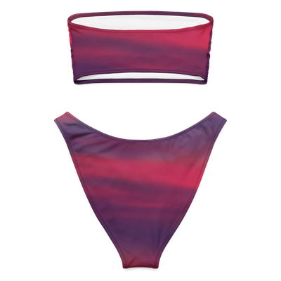 #CotitoTribe Collection Cali Sky Recycled Bandeau Bikini