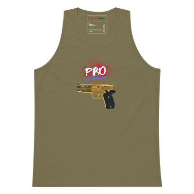 #CoitoTribe Collection Gun Law Men&#39;s Premium Organic Cotton Tank
