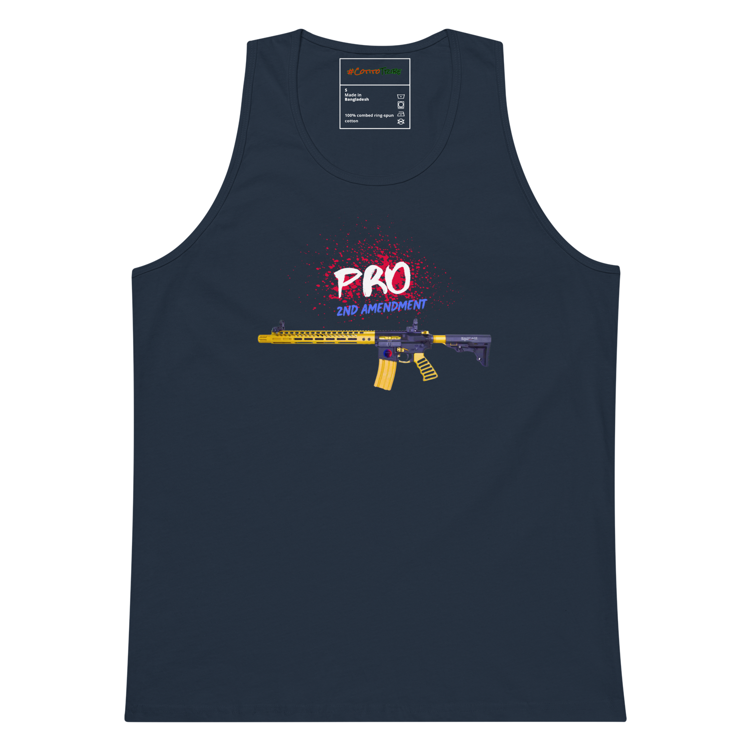 #CotitoTribe Collection 2nd Amendment Men&#39;s Premiun Organic Cotton Tank Top