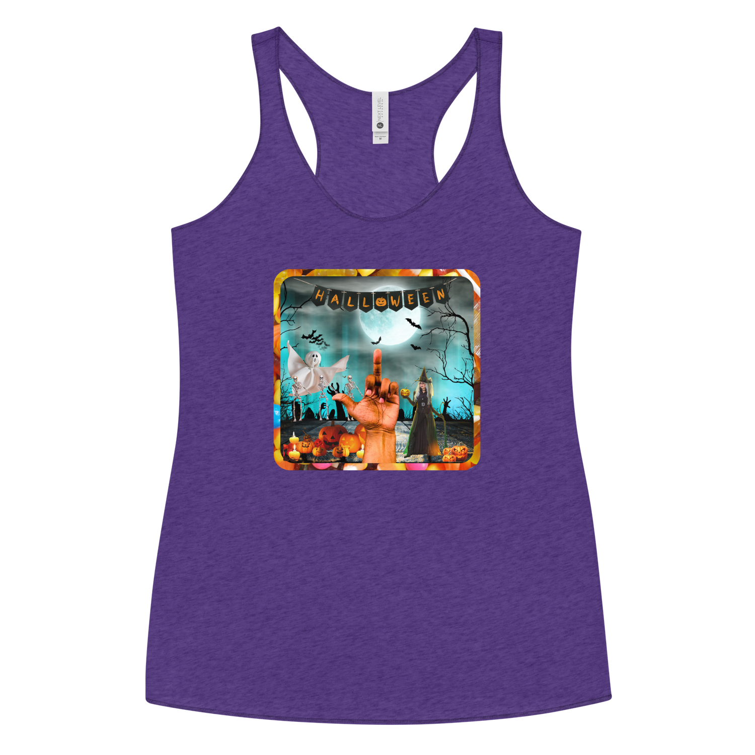 #CotitoTribe Collection Halloween Tradition Women&#39;s Racerback Tank