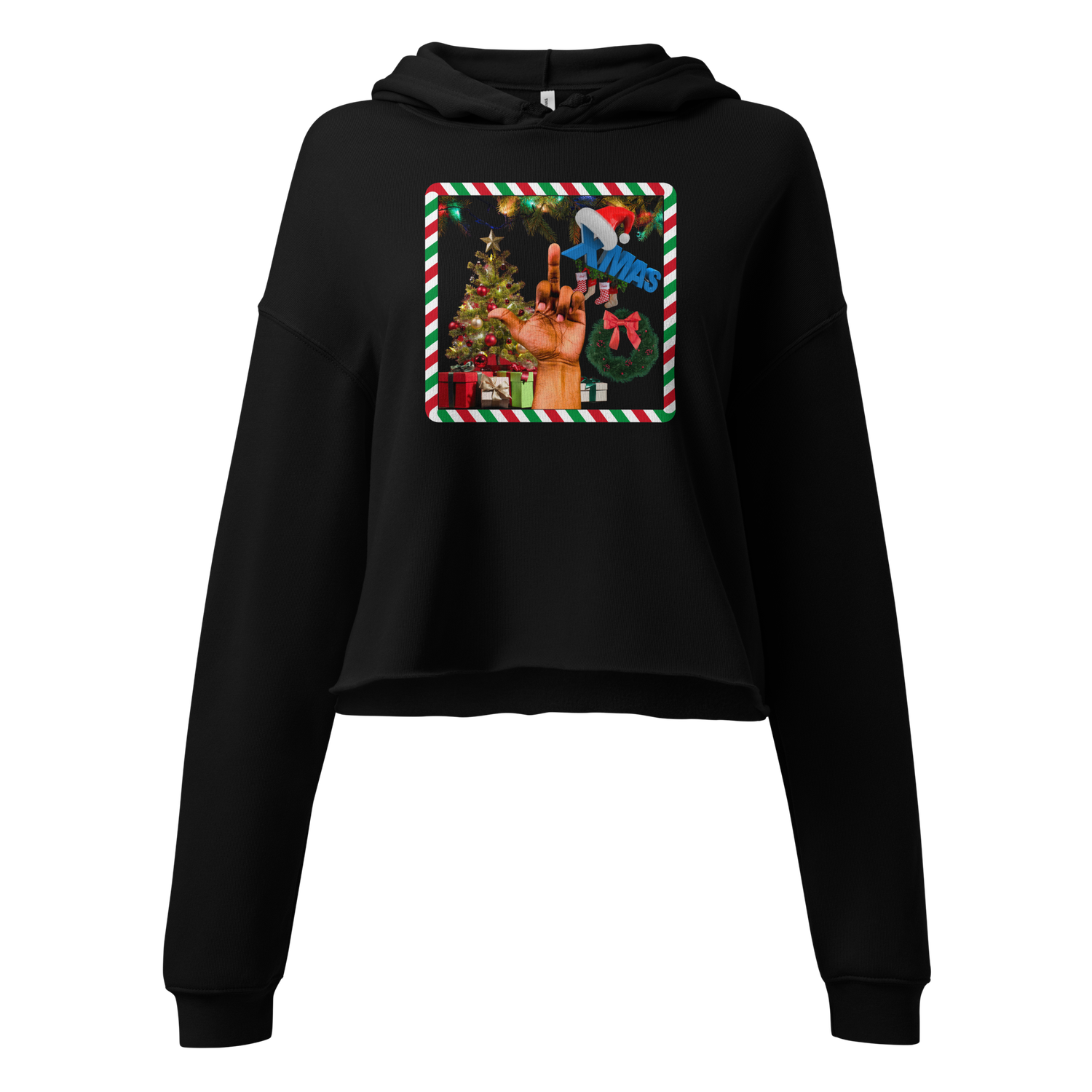#CotitoTribe Collection Xmass Tradition Cropped Hoodie