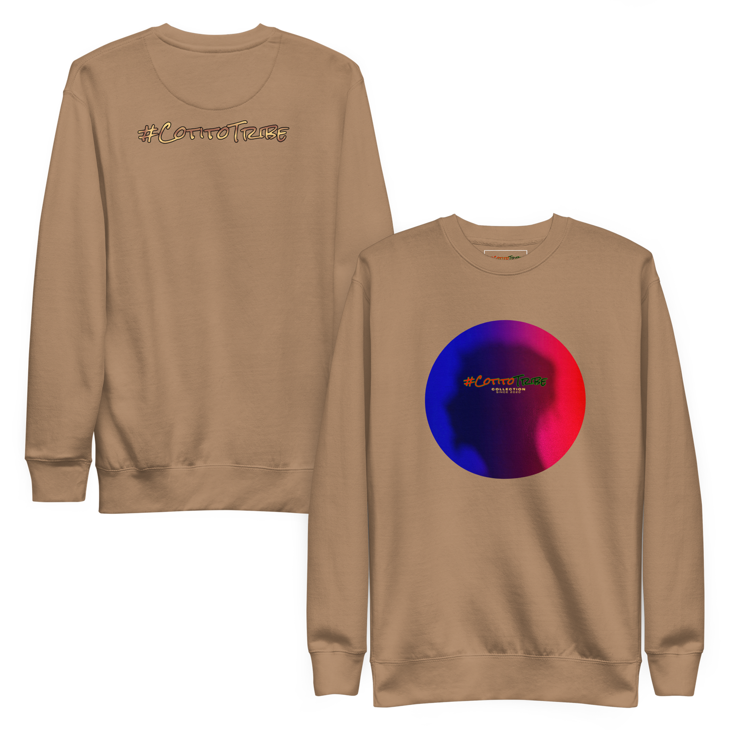 #CotitoTribe Collection Vintage Signature Logo Unisex Premium Sweatshirt