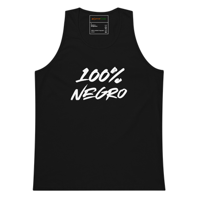 #CotitoTribe Collection 100% Negro Men&#39;s Premium Tank Top