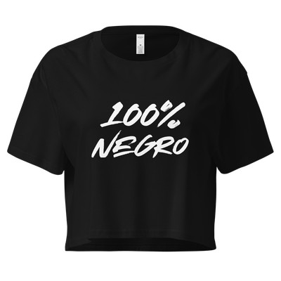 #CotitoTribe Collection 100% Negro Women’s Crop Top