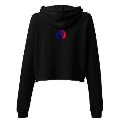 #CotitoTribe Collection 100% Negro Cropped Hoodie