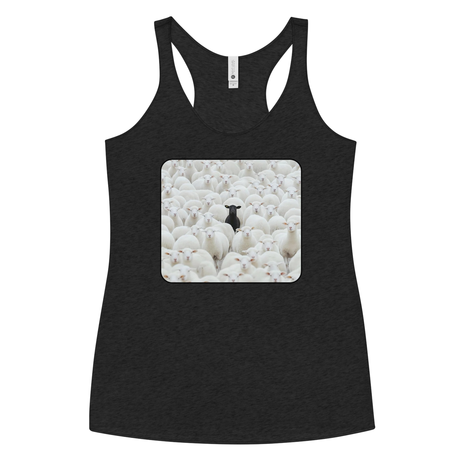 #CotitoTribe Collection Black Sheep Women's Racerback Tank