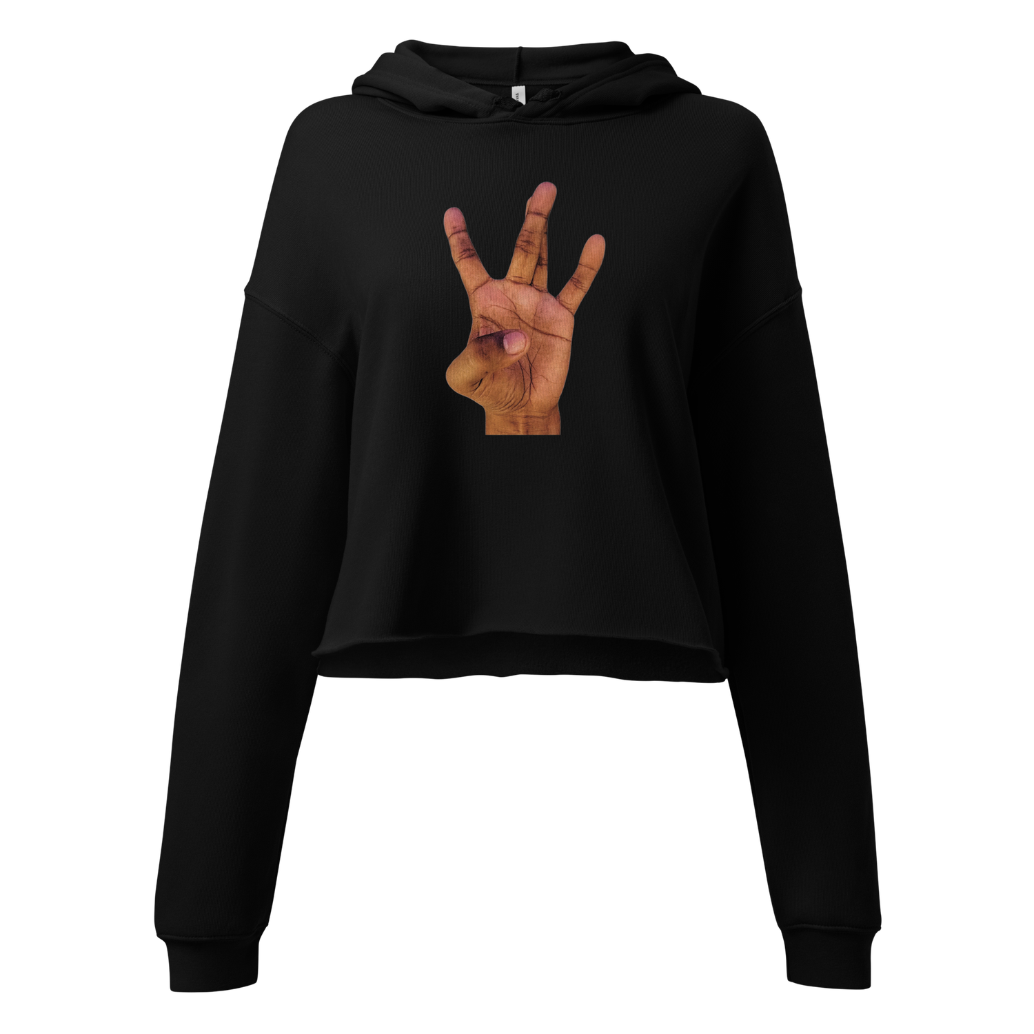 #CotitoTribe Collection W's Up Cropped Hoodie