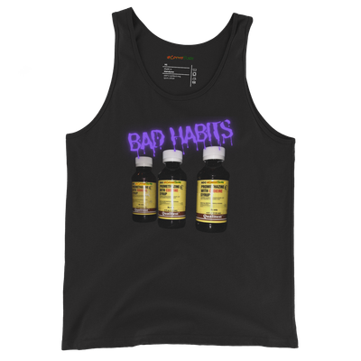 #CotitoTribe Collection Bad Habits Men's Organic Cotton Tank Top