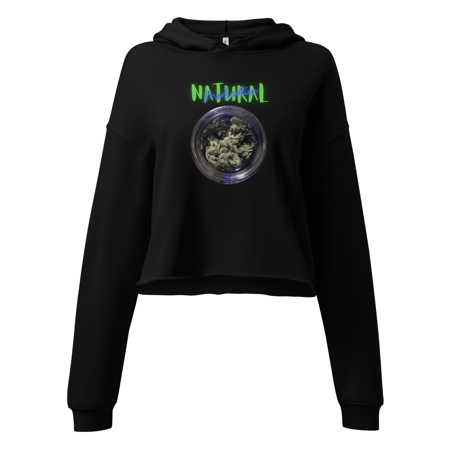 #CotitoTribe Collection Natural Medication Cropped Hoodie