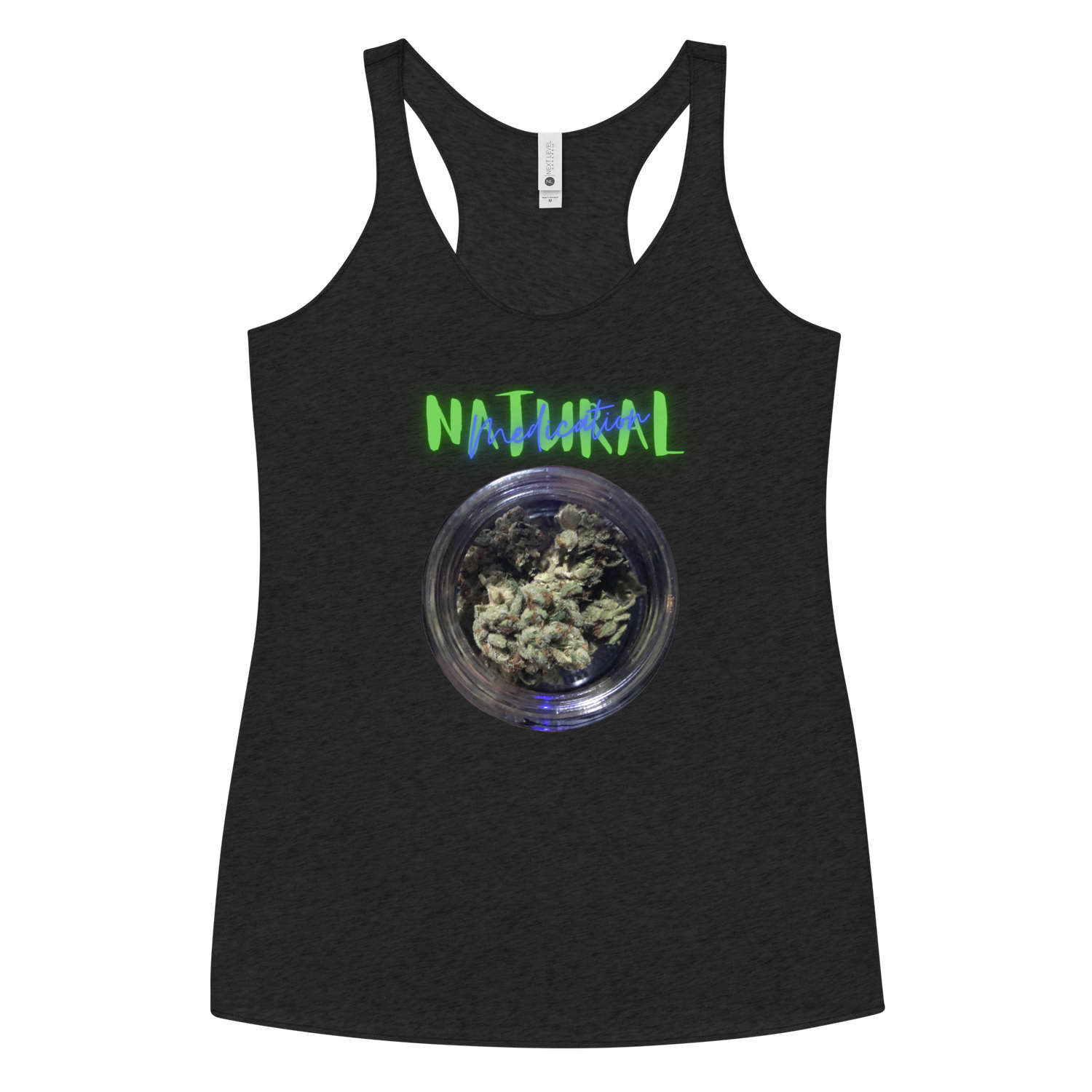 #CotitoTribe Collection Natural Medication Women's Racerback Tank