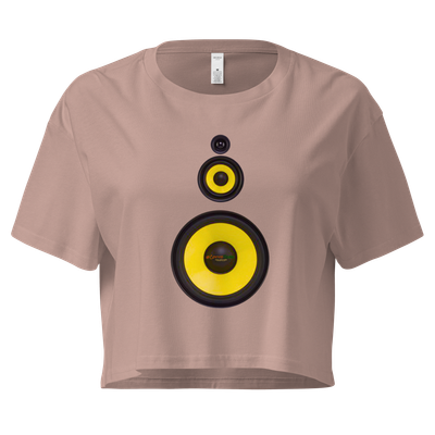 #CotitoTribe Collection Speaker-Woman III Women’s Crop Top