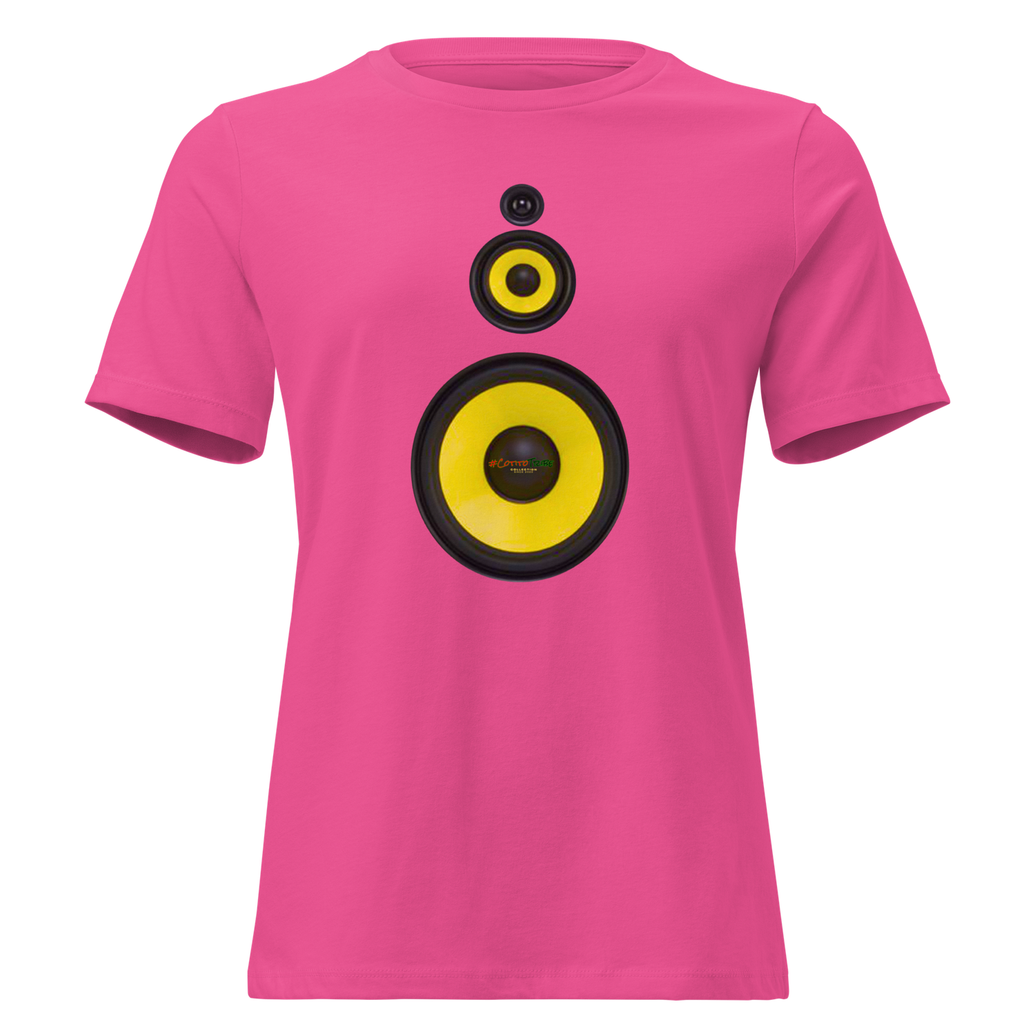 #CotitoTribe Collection Speaker-Woman III Women's Relaxed T-Shirt