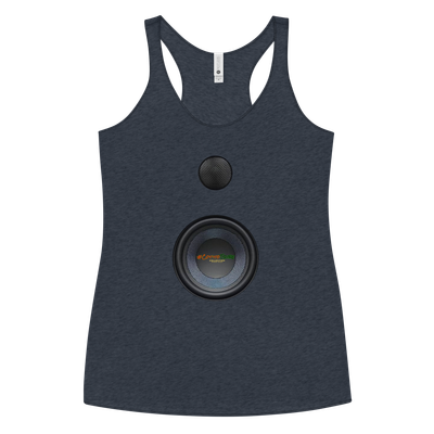 #CotitoTribe Collection Speaker-Woman Women's Racerback Tank