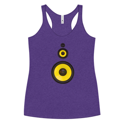 #CotitoTribe Collection Speaker-Woman III Women's Racerback Tank