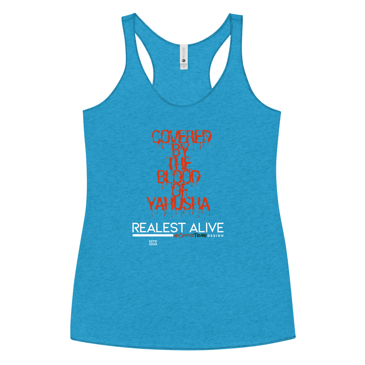 #CotitoTribe Collection Covered by the Blood Women's Racerback Tank