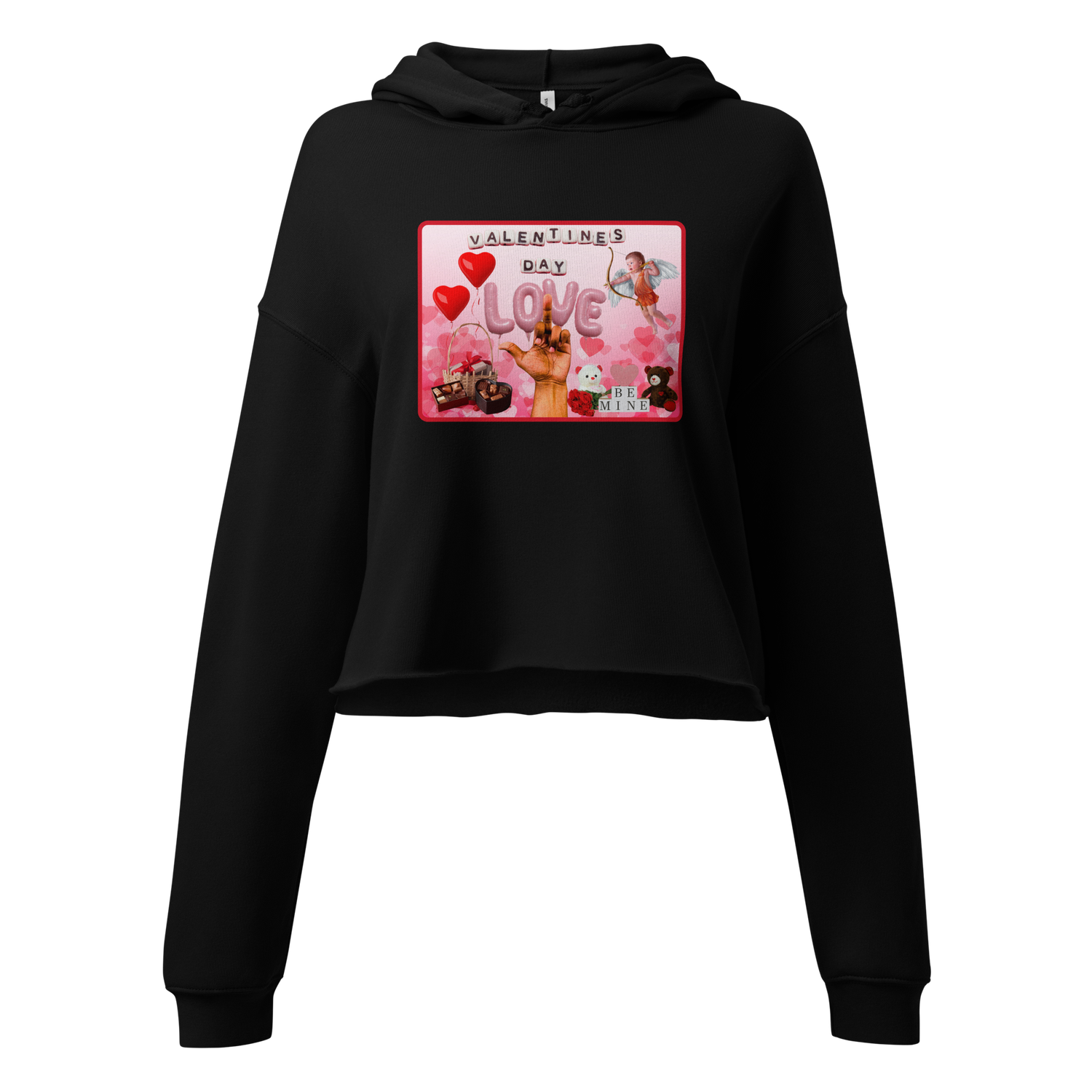 #CotitoTribe Collection Valentines Tradition Cropped Hoodie