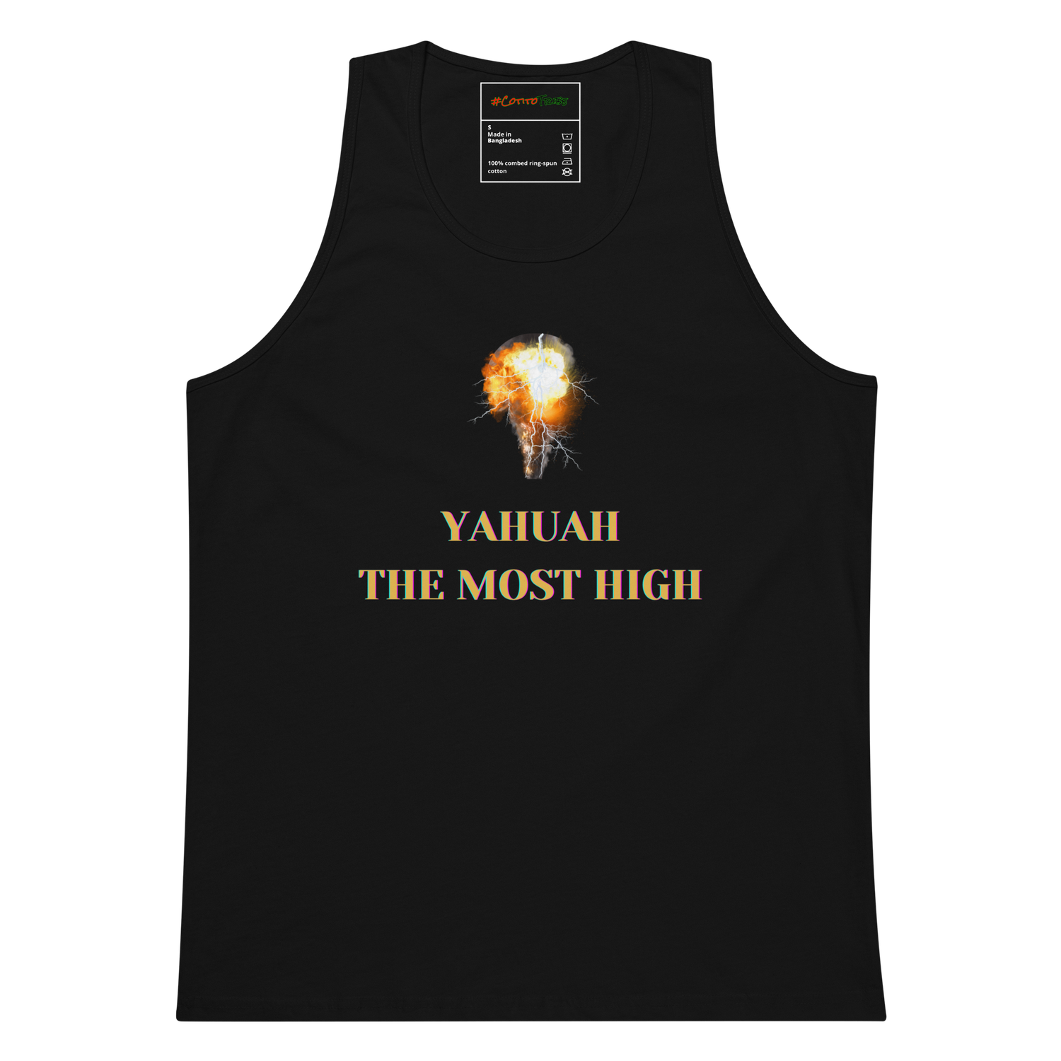 #CotitoTribe Collection The Most High Men's Organic Cotton Tank Top