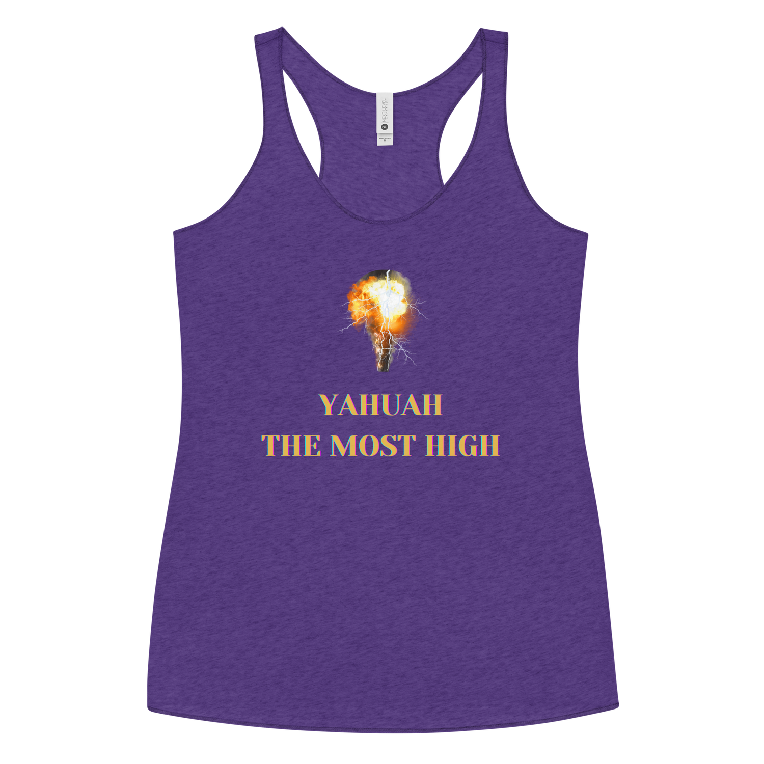 #CotitoTribe Collection The Most High Women's Racerback Tank