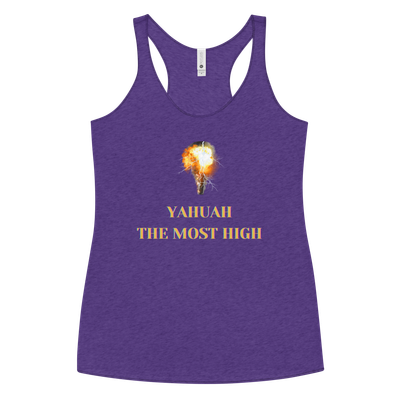 #CotitoTribe Collection The Most High Women's Racerback Tank