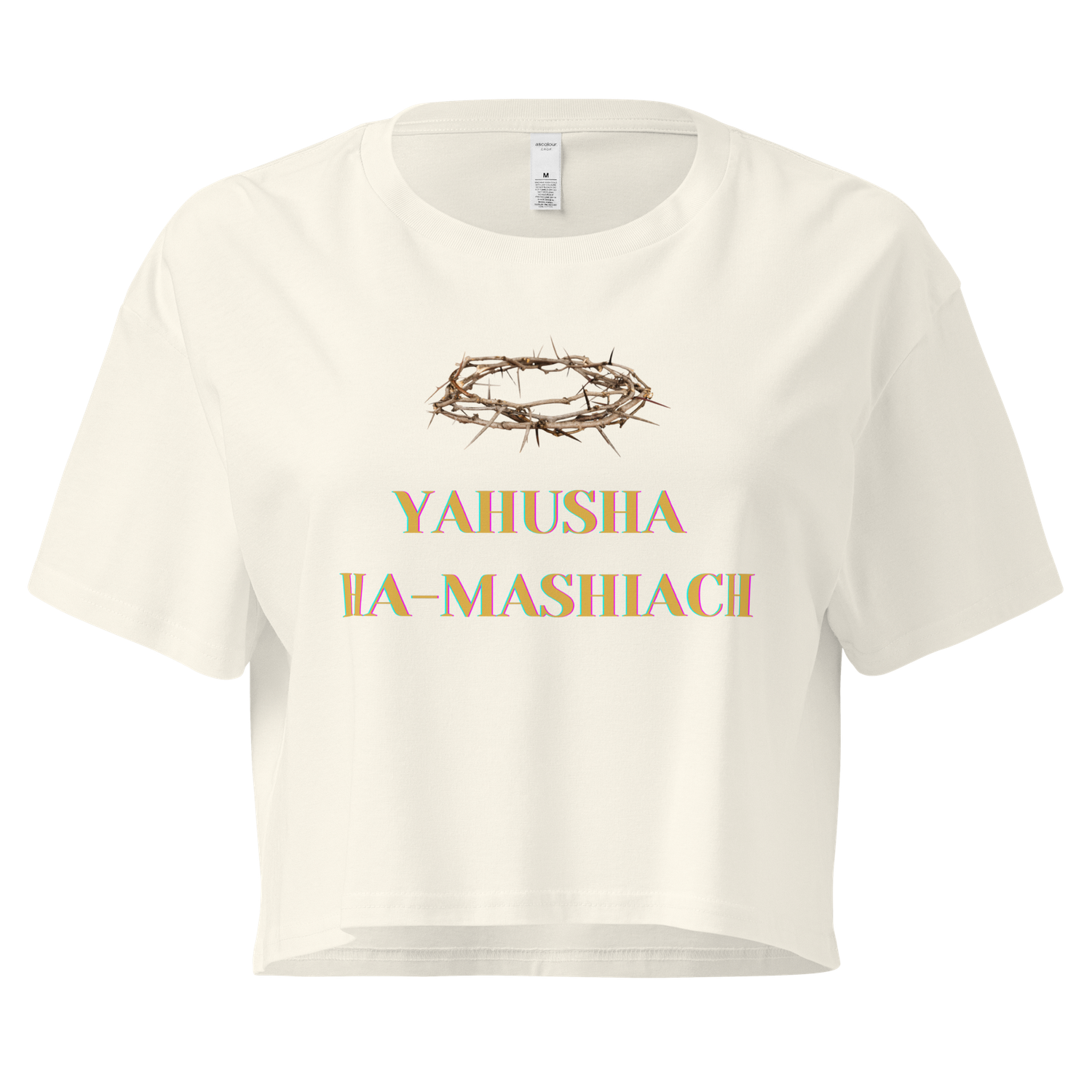 #CotitoTribe Collection Ha-Mashiach Women’s Crop Top