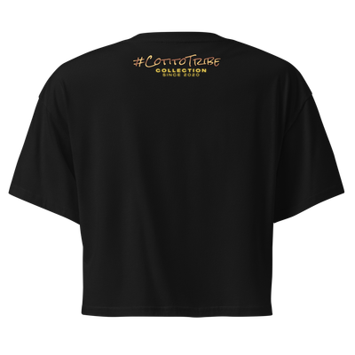#CotitoTribe Collection Vintage Signature Logo Women’s Crop Top