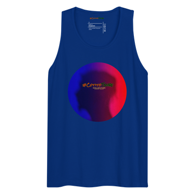 #CotitoTribe Collection Vintage Signature Logo Men's Premium Tank Top