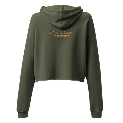 #CotitoTribe Collection Vintage Signature Logo Cropped Hoodie