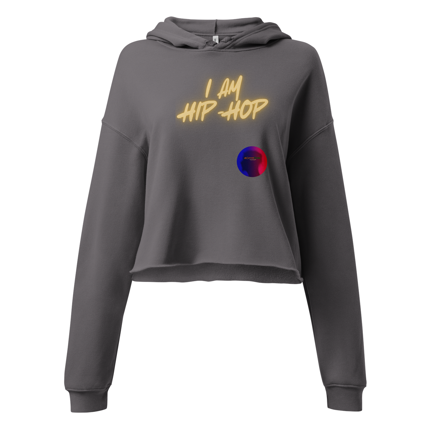 #CotitoTribe Collection I Am Hip Hop Cropped Hoodie