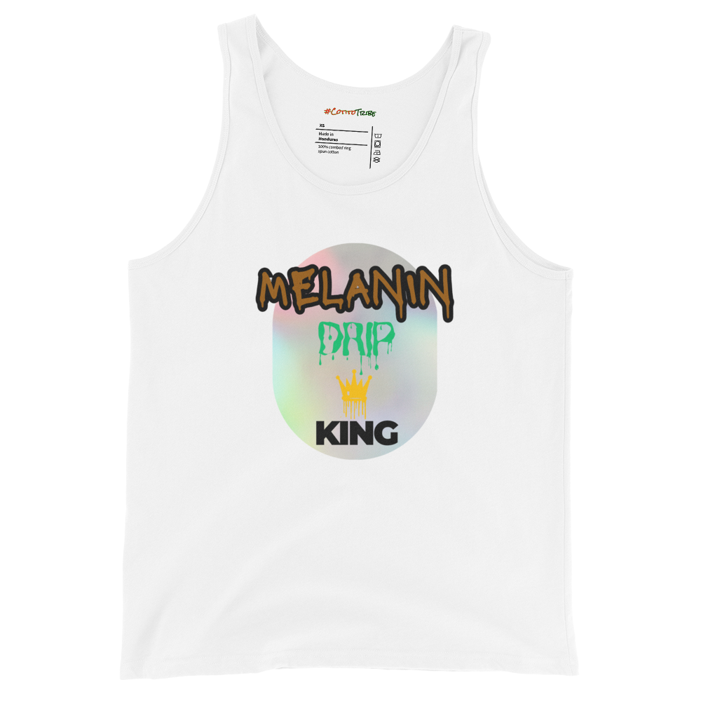 #CotitoTribe Collection Drip King Men's Organic Cotton Tank Top